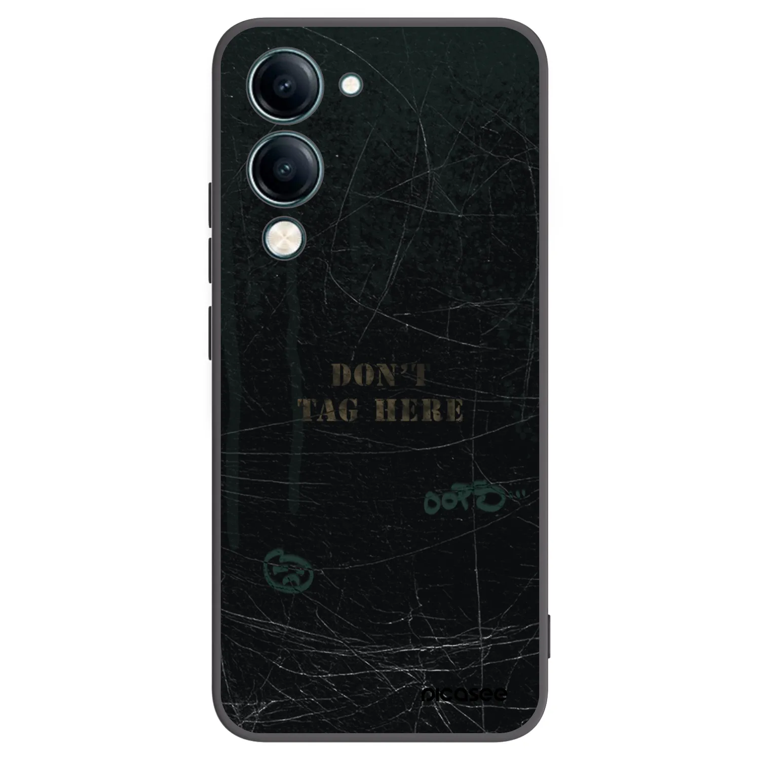Picasee Vivo Y29s 5G Hülle - Schwarzes Silikon - DON´T TAG