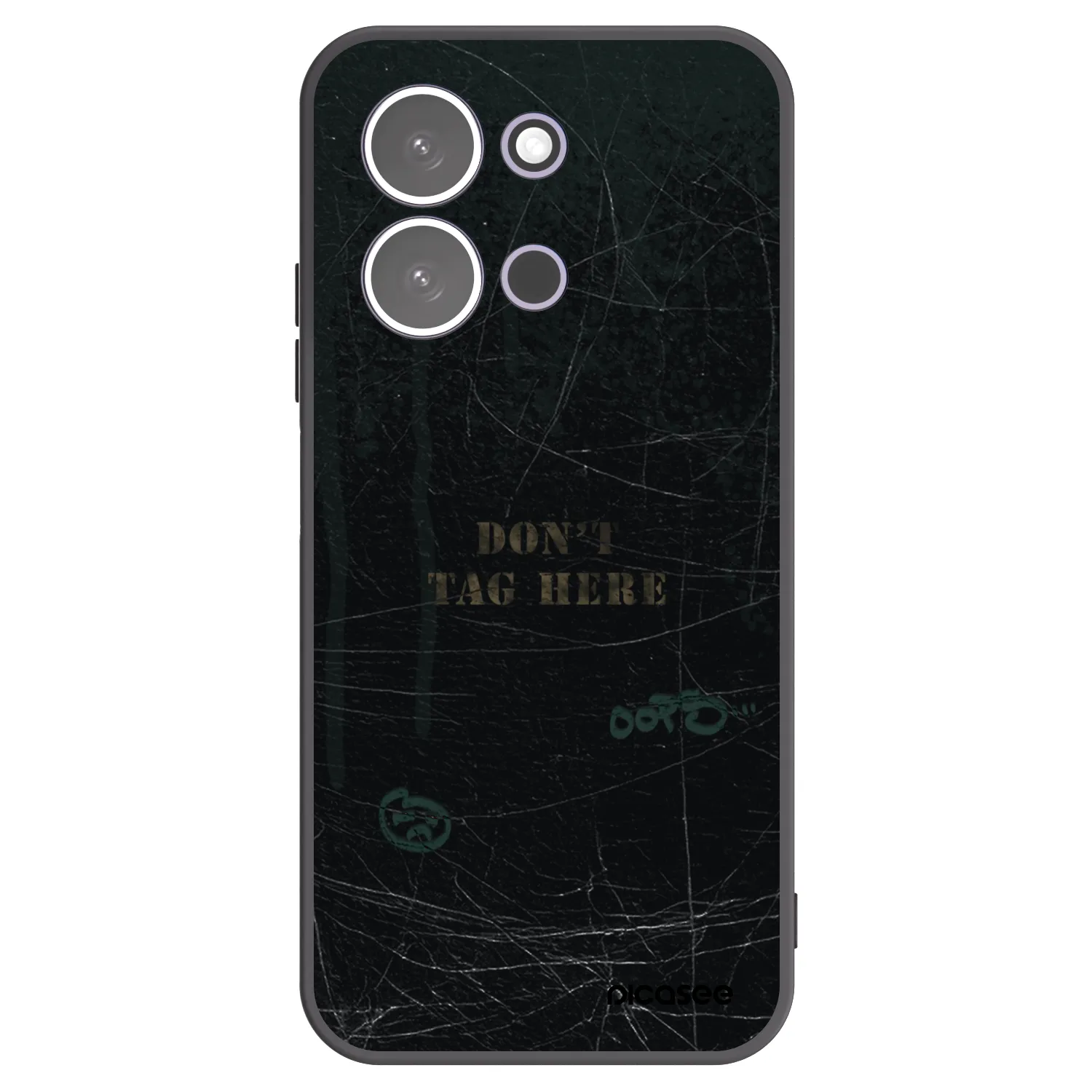 Picasee Xiaomi Redmi 15C 5G Hülle - Schwarzes Silikon - DON´T TAG