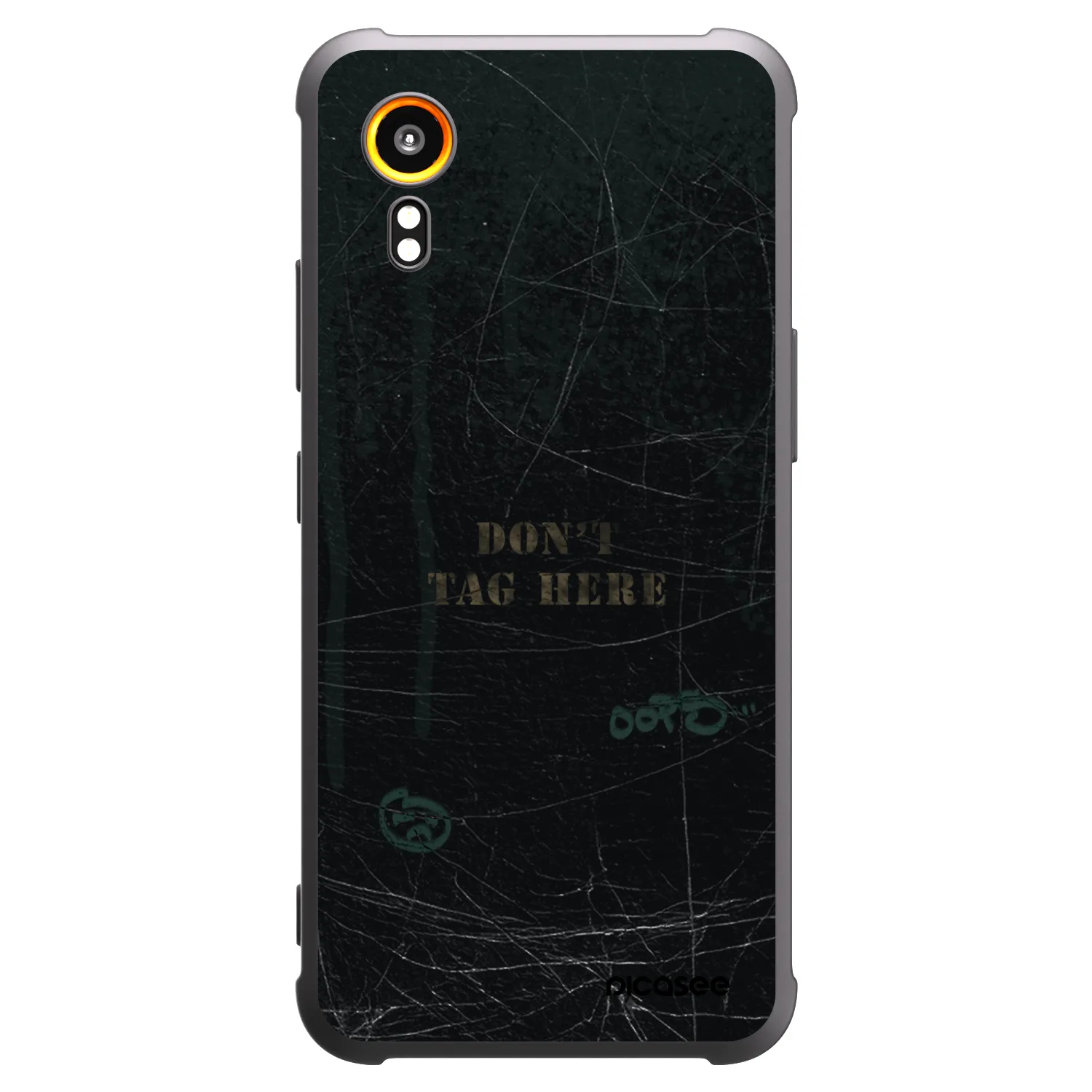 Picasee Samsung Galaxy Xcover 7 Hülle - Schwarzes Silikon - DON´T TAG
