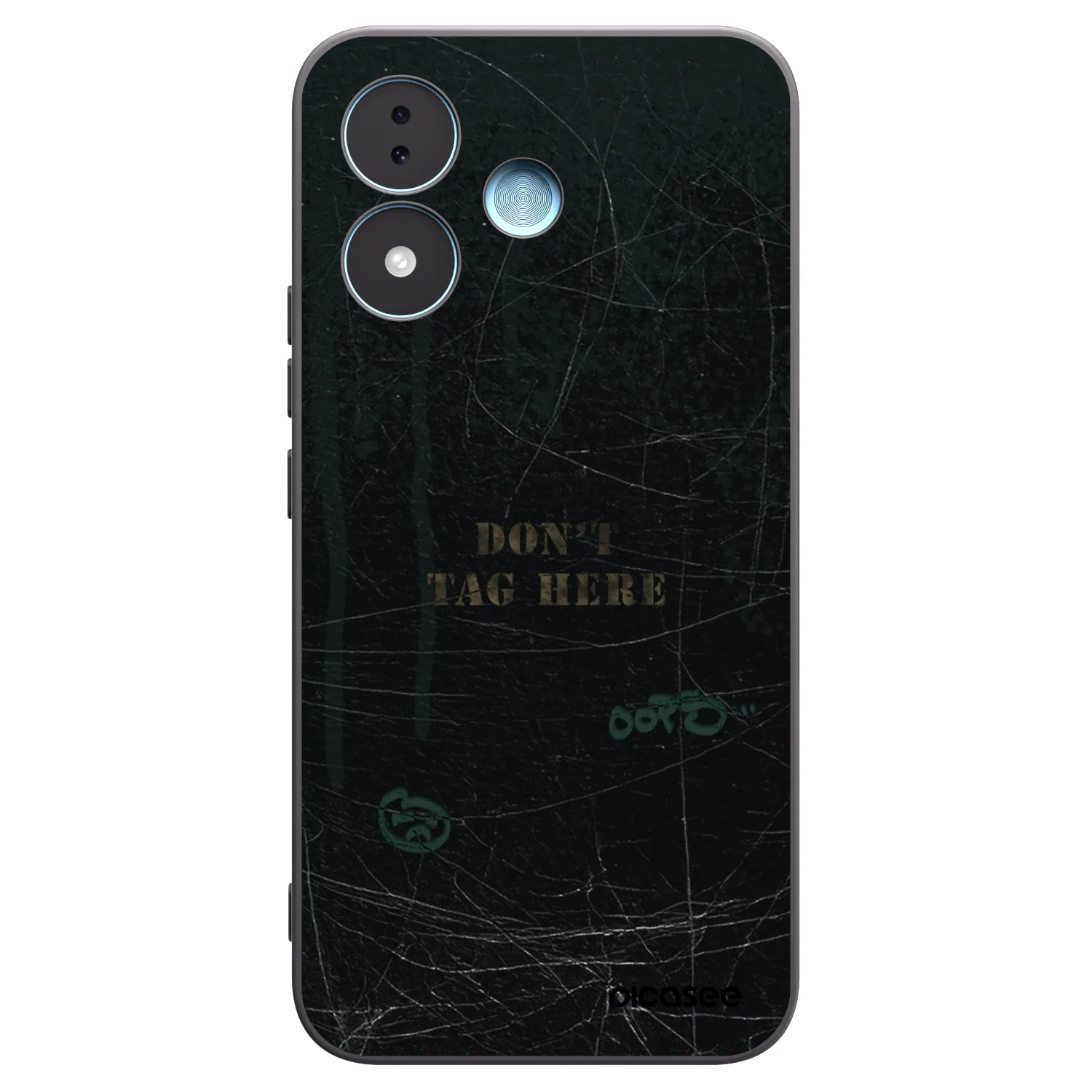 Picasee Xiaomi Redmi Note 17 5G Hülle - Schwarzes Silikon - DON´T TAG