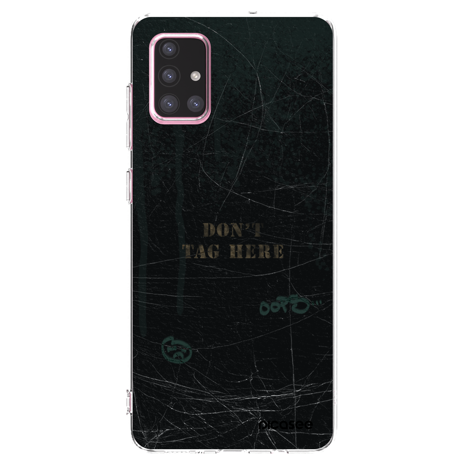 Picasee Samsung Galaxy A71 A715F Hülle - Transparentes Silikon - DON´T TAG