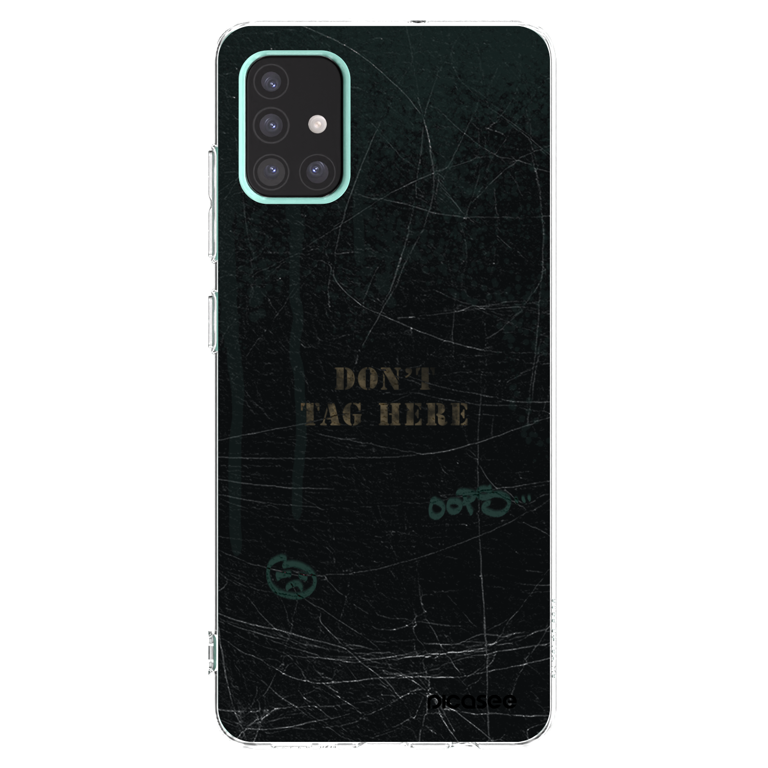 Picasee Samsung Galaxy A51 A515F Hülle - Transparentes Silikon - DON´T TAG