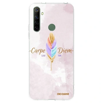 Picasee Realme 6i Hülle - Transparentes Silikon - Genieße den Tag