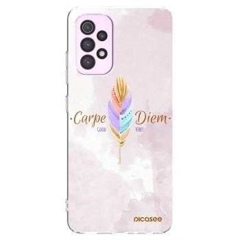Picasee Samsung Galaxy A32 5G A326B Hülle - Transparentes Silikon - Genieße den Tag