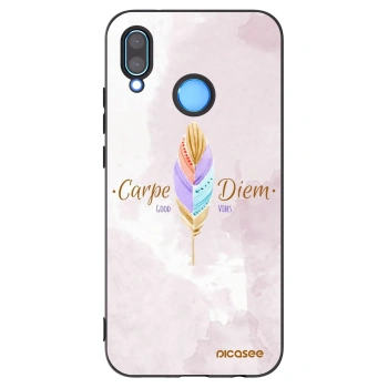 Picasee Huawei P20 Lite Hülle - Schwarzes Silikon - Genieße den Tag