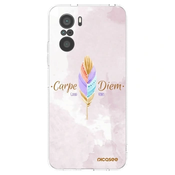 Picasee Xiaomi Poco F3 Hülle - Transparentes Silikon - Genieße den Tag