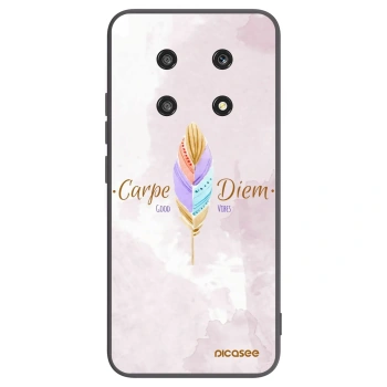 Picasee Honor Magic4 Lite 5G Hülle - Schwarzes Silikon - Genieße den Tag