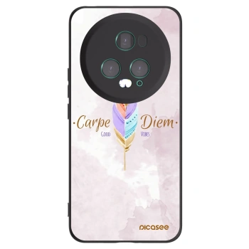Picasee Honor Magic5 Pro Hülle - Schwarzes Silikon - Genieße den Tag
