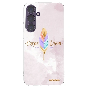 Picasee Samsung Galaxy S24+ S926B 5G Hülle - Transparentes Silikon - Genieße den Tag