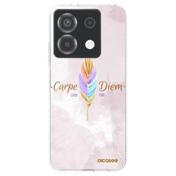 Picasee Xiaomi Poco X6 Hülle - Transparentes Silikon - Genieße den Tag