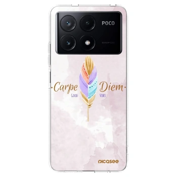 Picasee Xiaomi Poco X6 Pro Hülle - Transparentes Silikon - Genieße den Tag