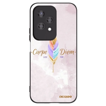 Picasee Honor 200 Lite Hülle - Schwarzes Silikon - Genieße den Tag