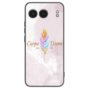 Picasee OnePlus Nord 4 Hülle - Schwarzes Silikon - Genieße den Tag