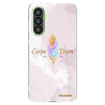 Picasee Samsung Galaxy A26 5G A266B Hülle - Transparentes Silikon - Genieße den Tag