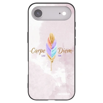 Picasee Apple iPhone Air Hülle - Schwarzes Silikon - Genieße den Tag