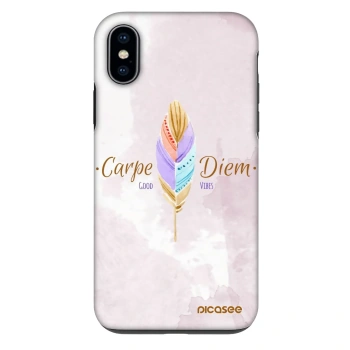 Hülle für Apple iPhone X/XS - Genieße den Tag