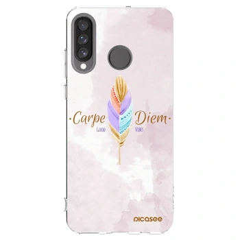 Picasee Huawei P30 Lite Hülle - Transparentes Silikon - Genieße den Tag