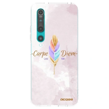 Picasee Xiaomi Mi 10 Hülle - Transparentes Silikon - Genieße den Tag