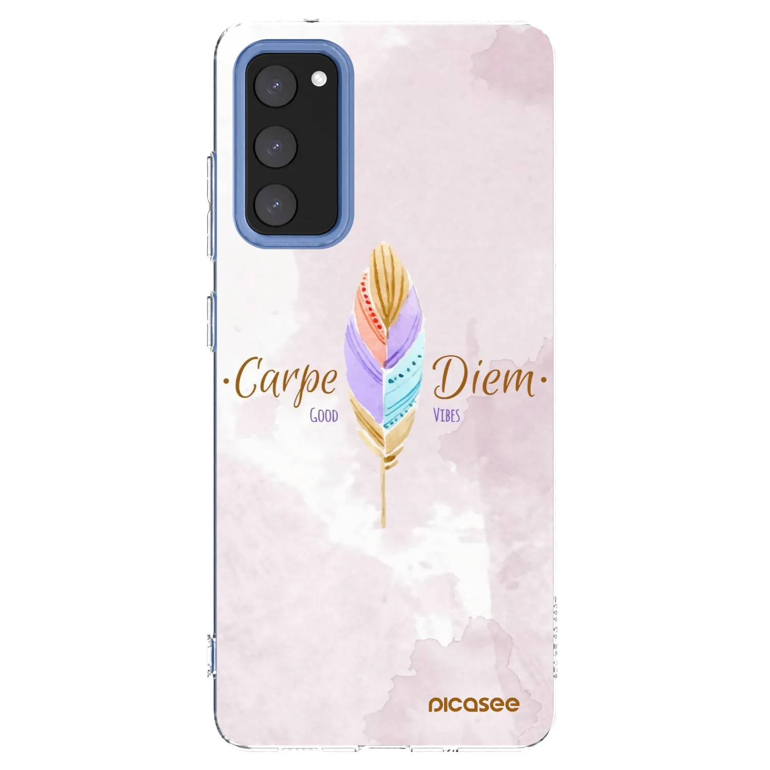 Picasee Samsung Galaxy S20 FE Hülle - Transparentes Silikon - Genieße den Tag