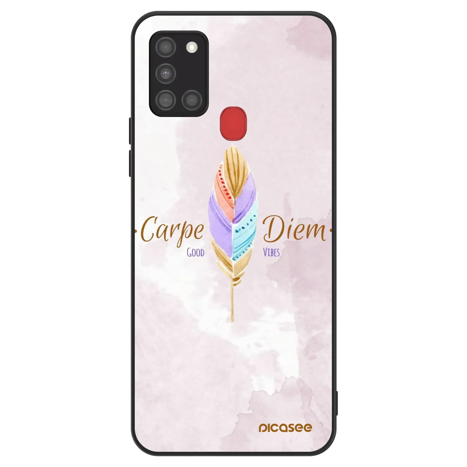 Picasee ULTIMATE CASE für Samsung Galaxy A21s - Genieße den Tag