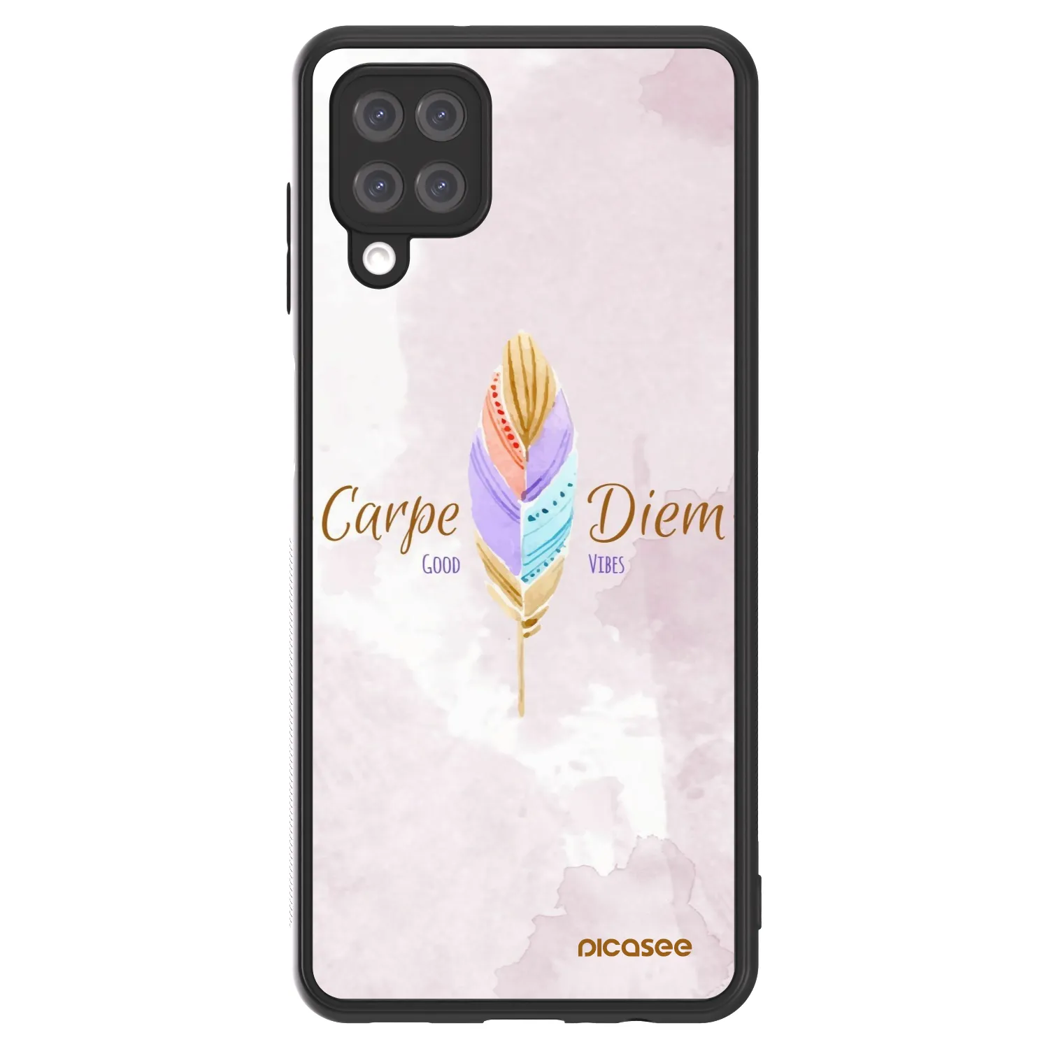Picasee ULTIMATE CASE für Samsung Galaxy A12 A125F - Genieße den Tag