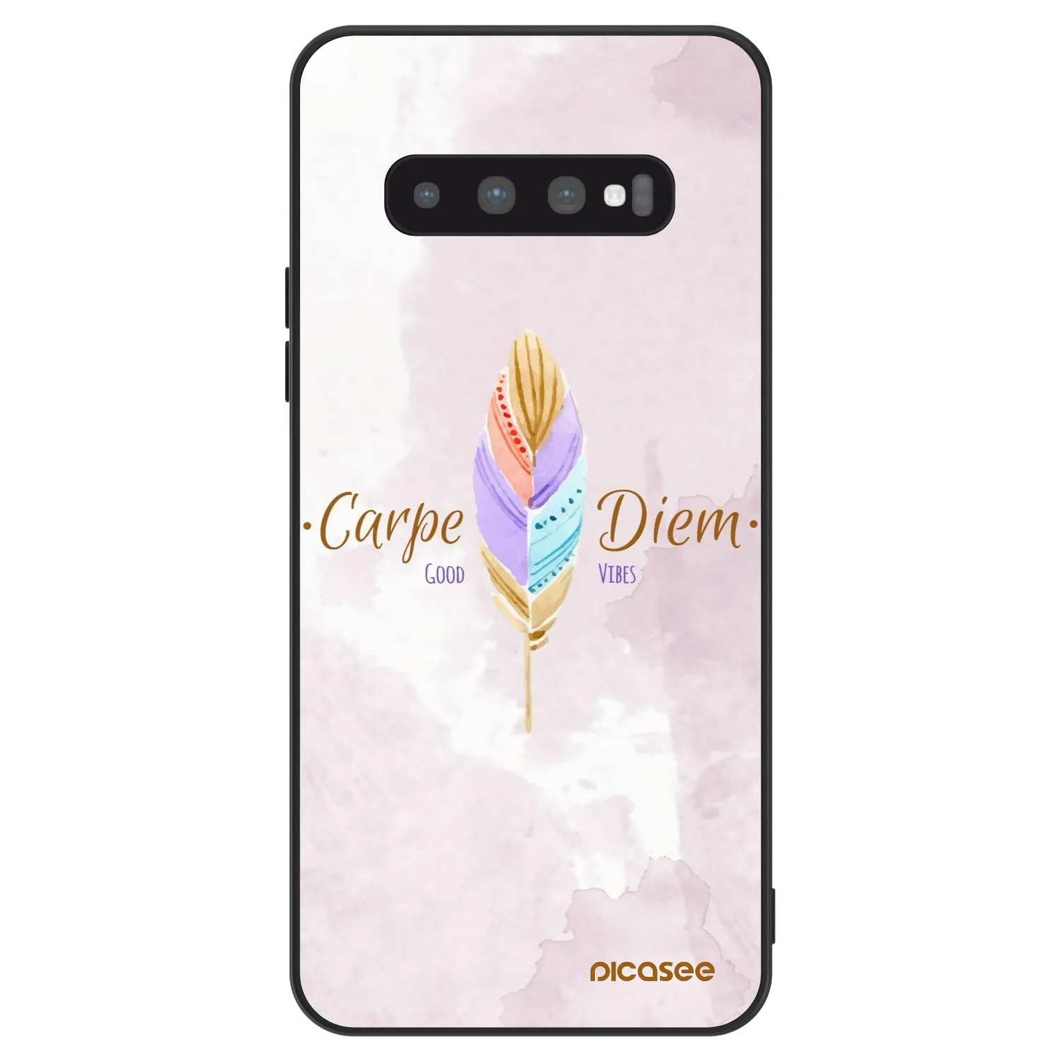 Picasee ULTIMATE CASE für Samsung Galaxy S10 G973 - Genieße den Tag