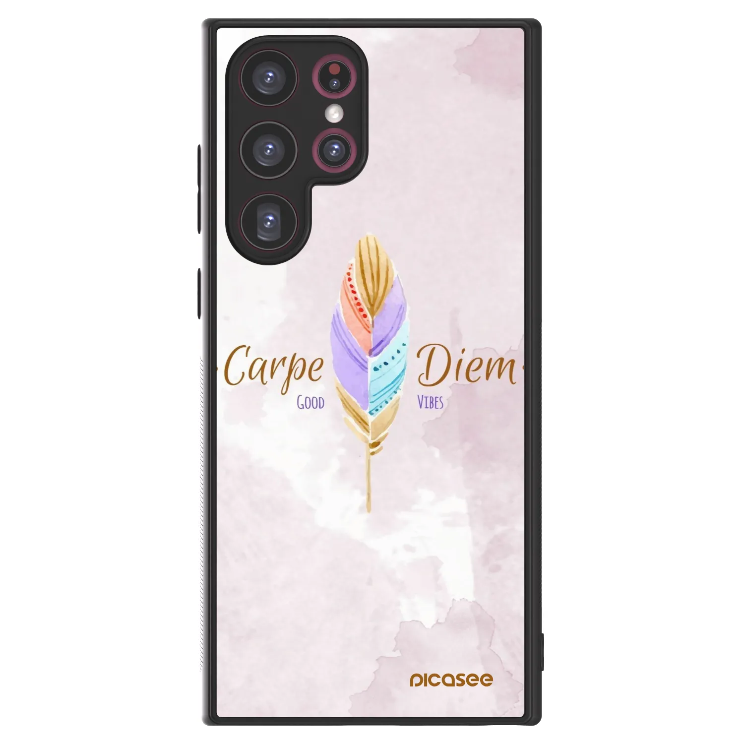 Picasee ULTIMATE CASE für Samsung Galaxy S22 Ultra 5G - Genieße den Tag
