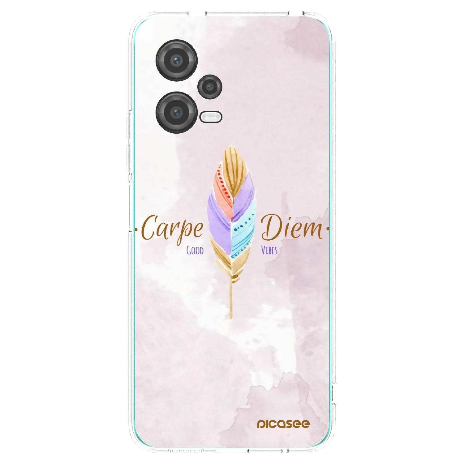 Picasee Xiaomi Poco X5 Hülle - Transparentes Silikon - Genieße den Tag