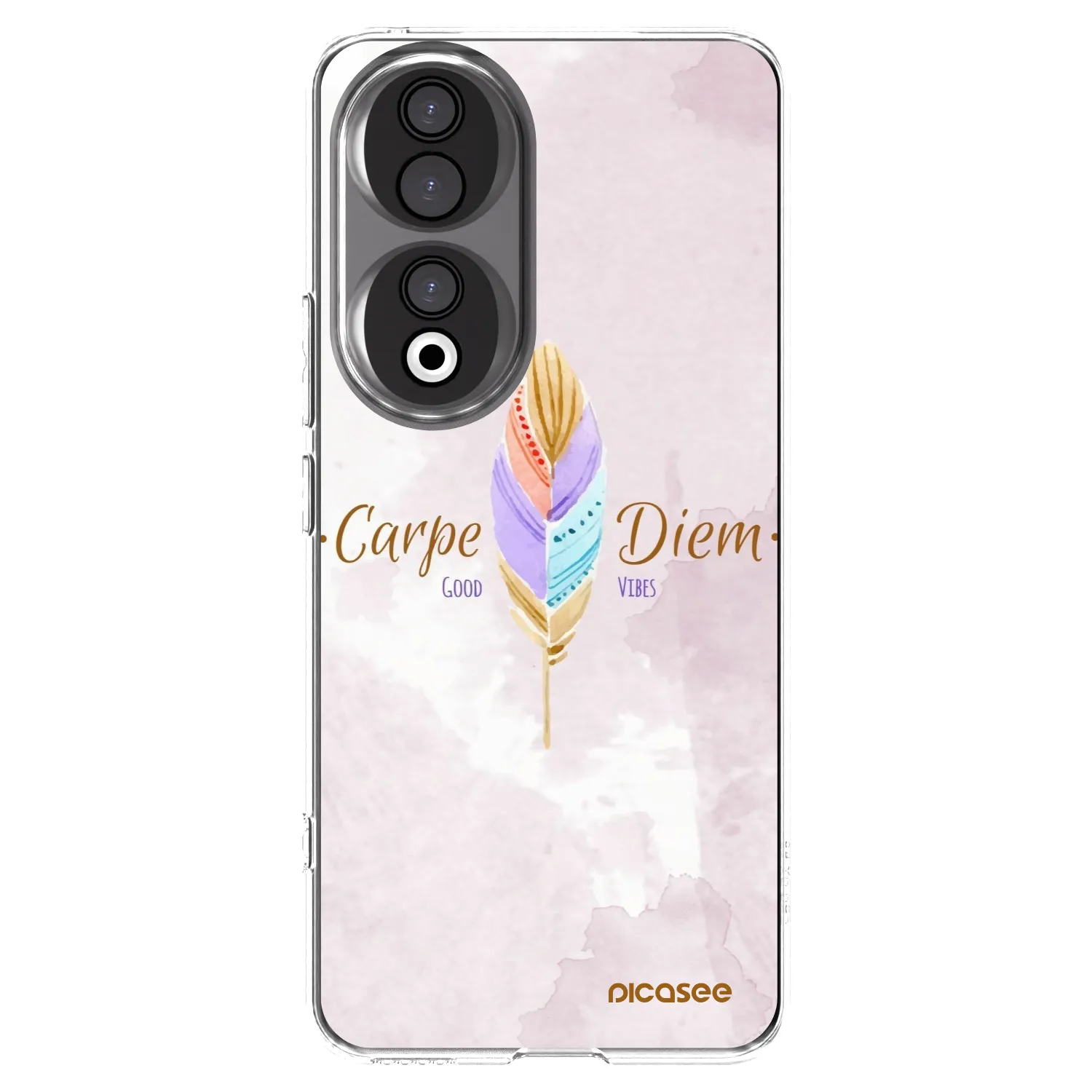 Picasee Honor 90 5G Hülle - Transparentes Silikon - Genieße den Tag