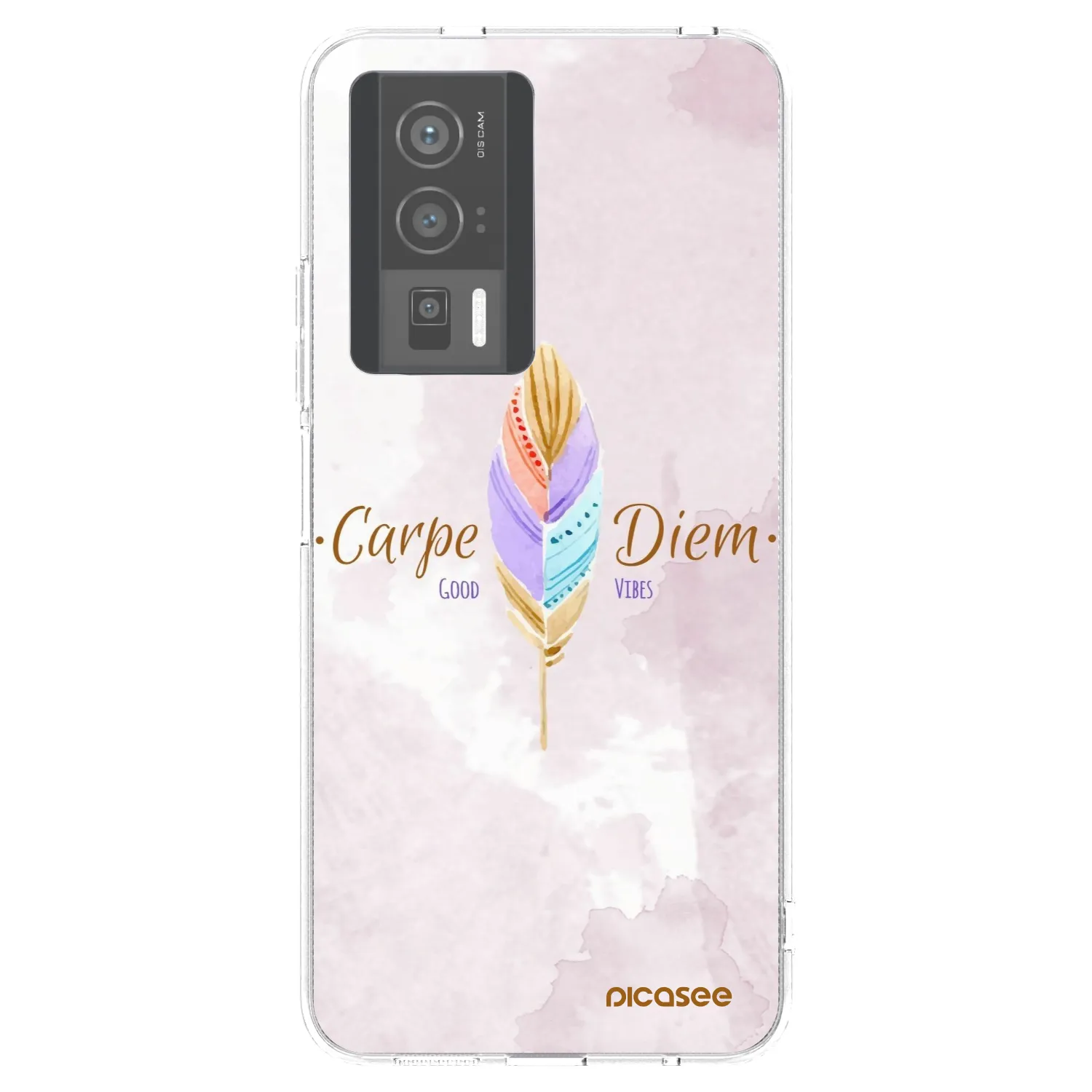 Picasee Xiaomi Poco F5 Pro 5G Hülle - Transparentes Silikon - Genieße den Tag