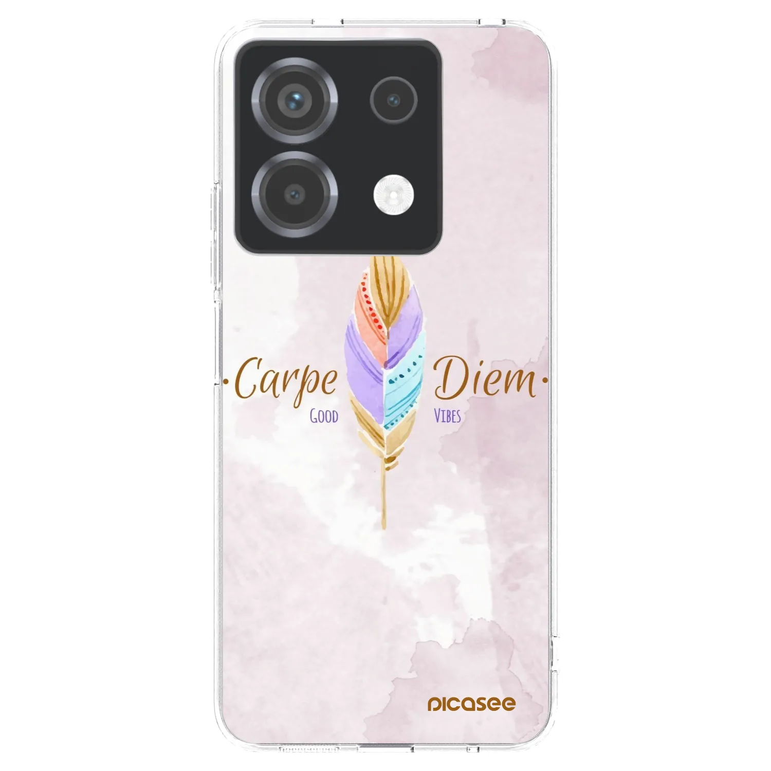 Picasee Xiaomi Poco X6 Hülle - Transparentes Silikon - Genieße den Tag