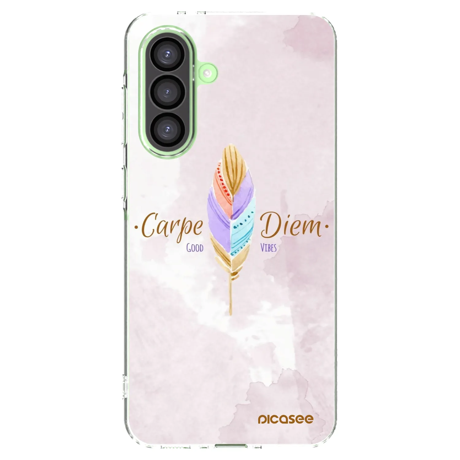 Picasee Samsung Galaxy A26 5G A266B Hülle - Transparentes Silikon - Genieße den Tag