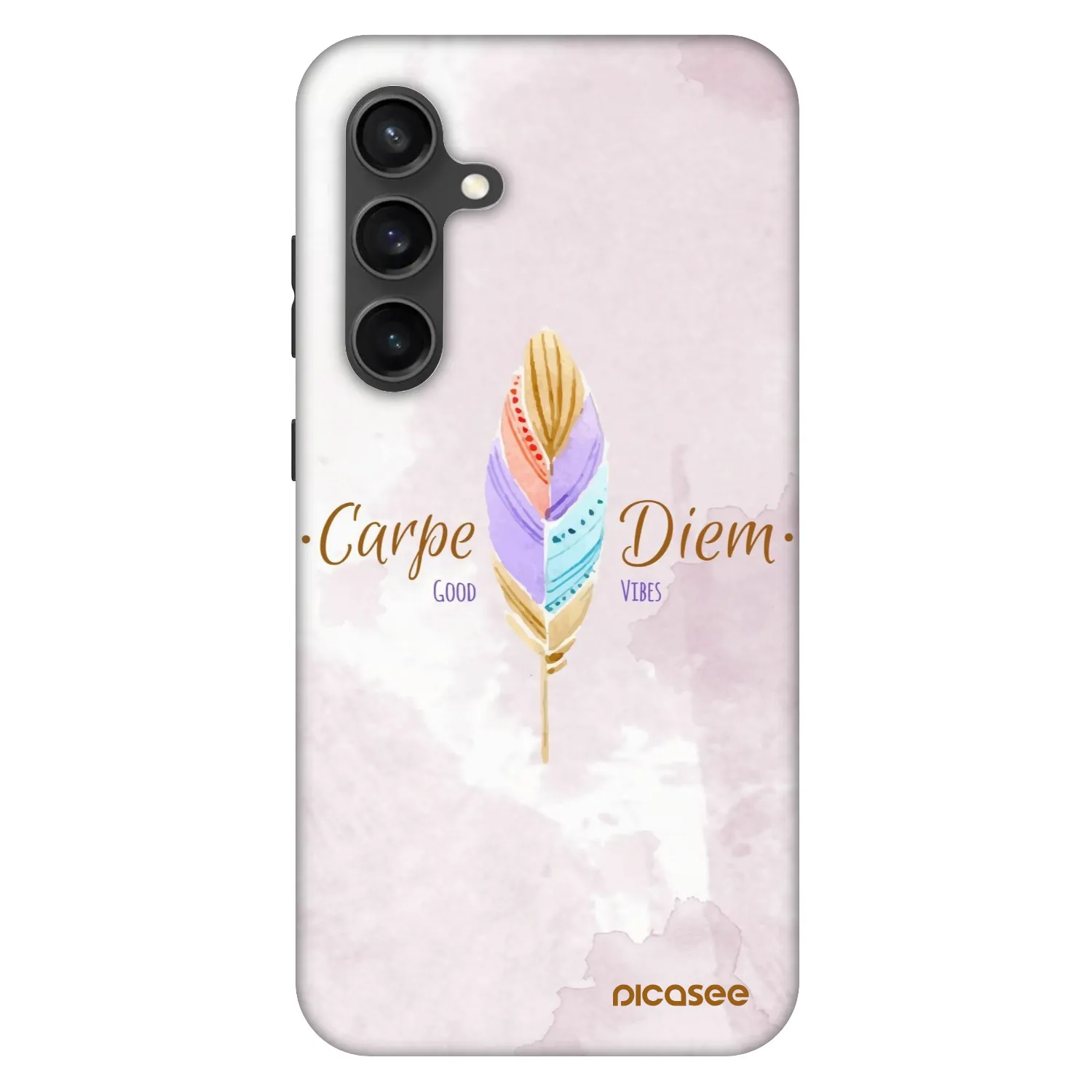 Picasee Fashion Case für Samsung Galaxy S24 FE S721B - Genieße den Tag
