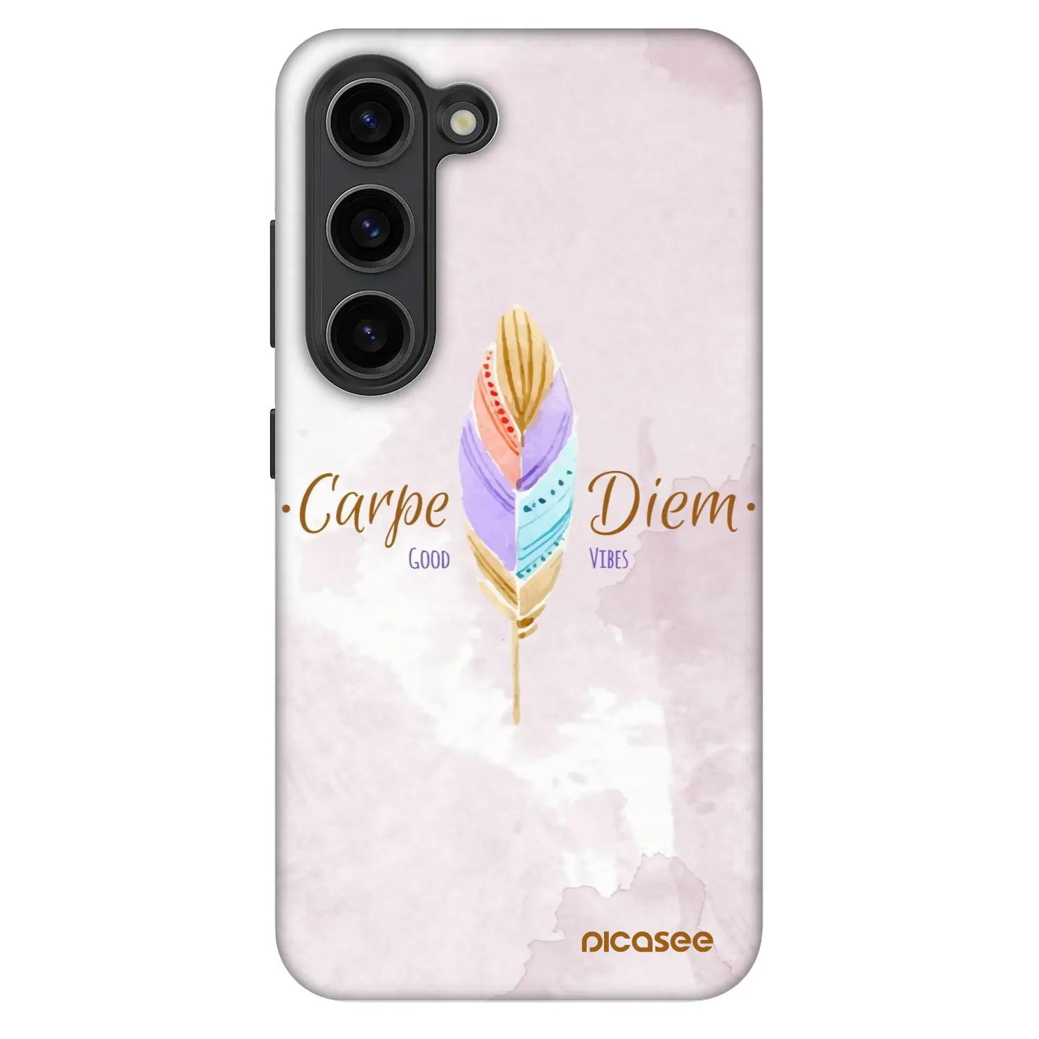Picasee Fashion Case für Samsung Galaxy S23 5G - Genieße den Tag