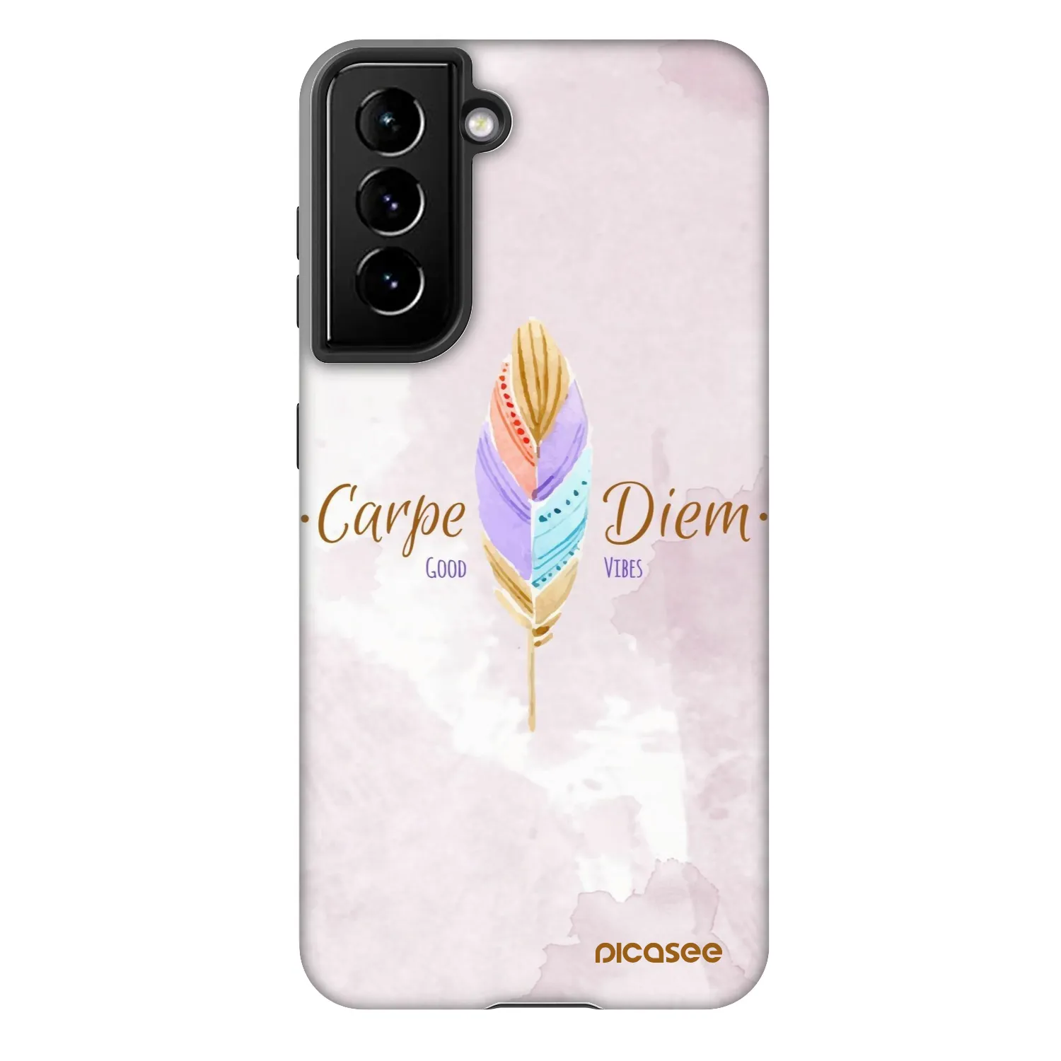 Picasee Fashion Case für Samsung Galaxy S21 5G G991B - Genieße den Tag