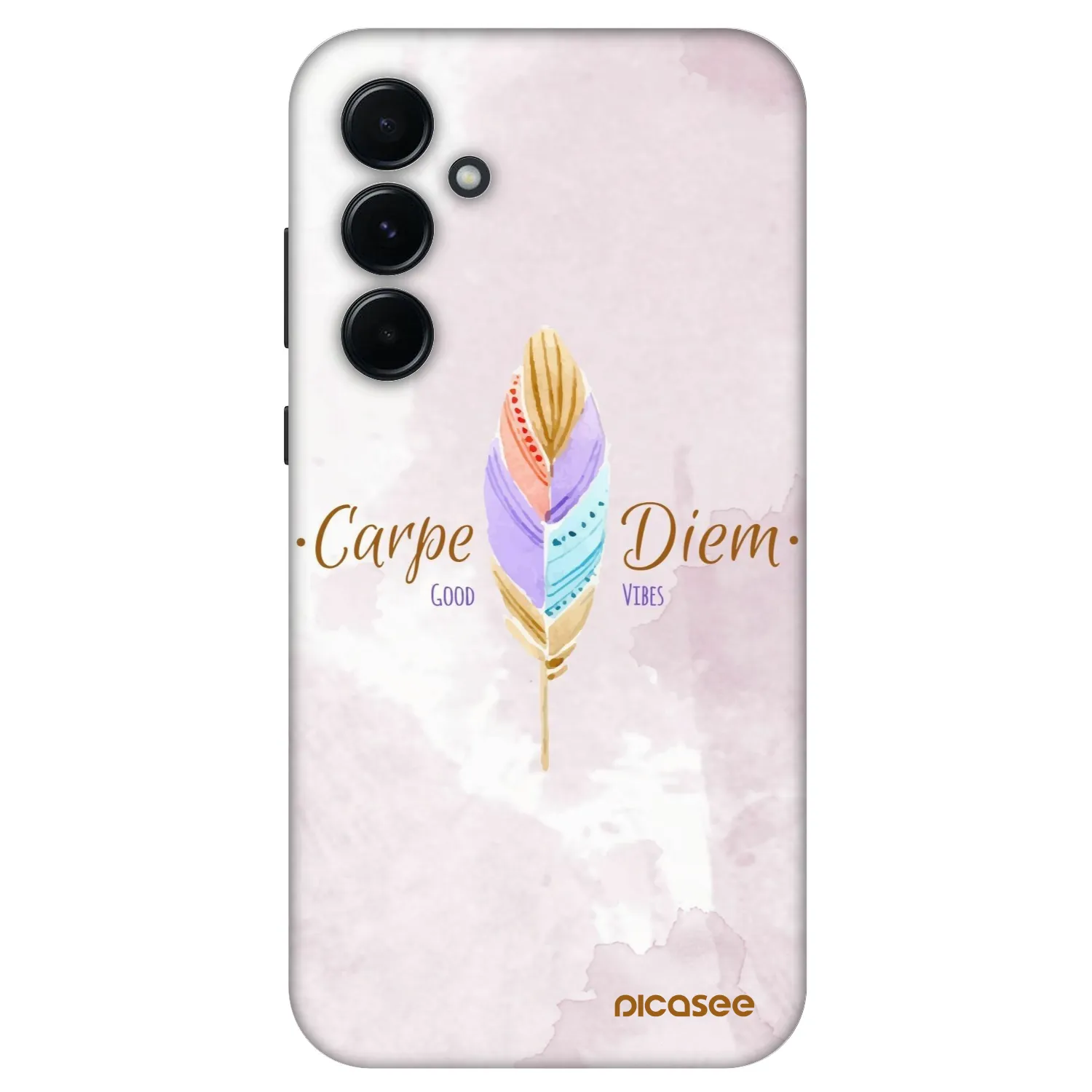Picasee Fashion Case für Samsung Galaxy A55 5G A556B - Genieße den Tag