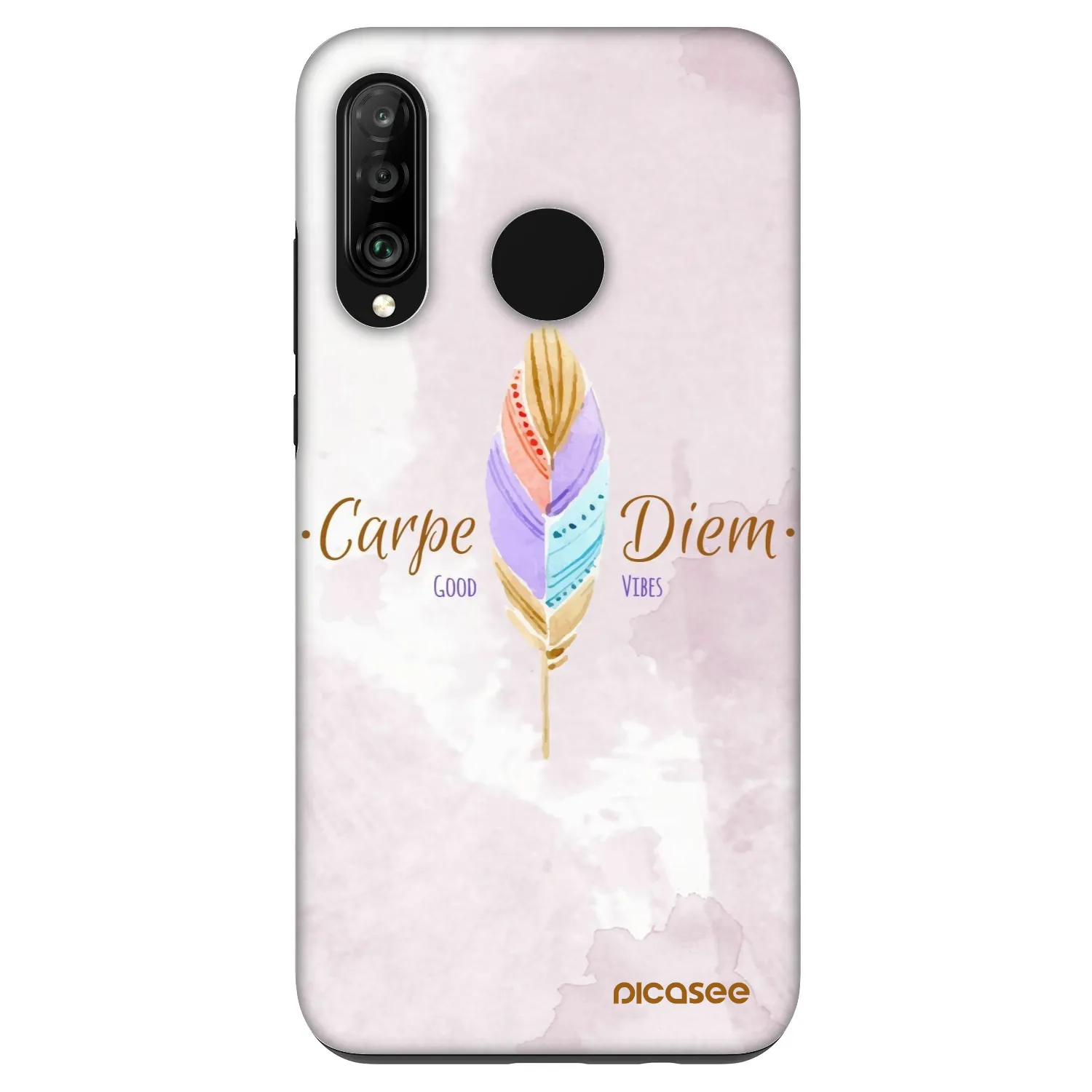 Picasee Fashion Case für Huawei P30 Lite - Genieße den Tag