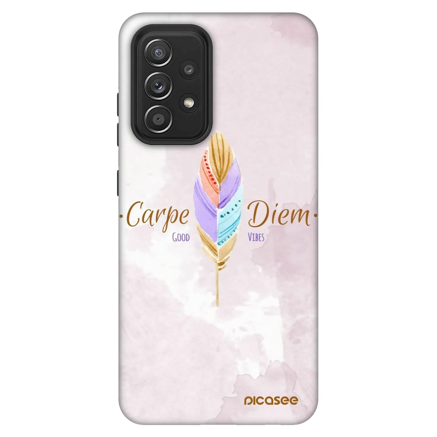 Picasee Fashion Case für Samsung Galaxy A52 5G A525F - Genieße den Tag