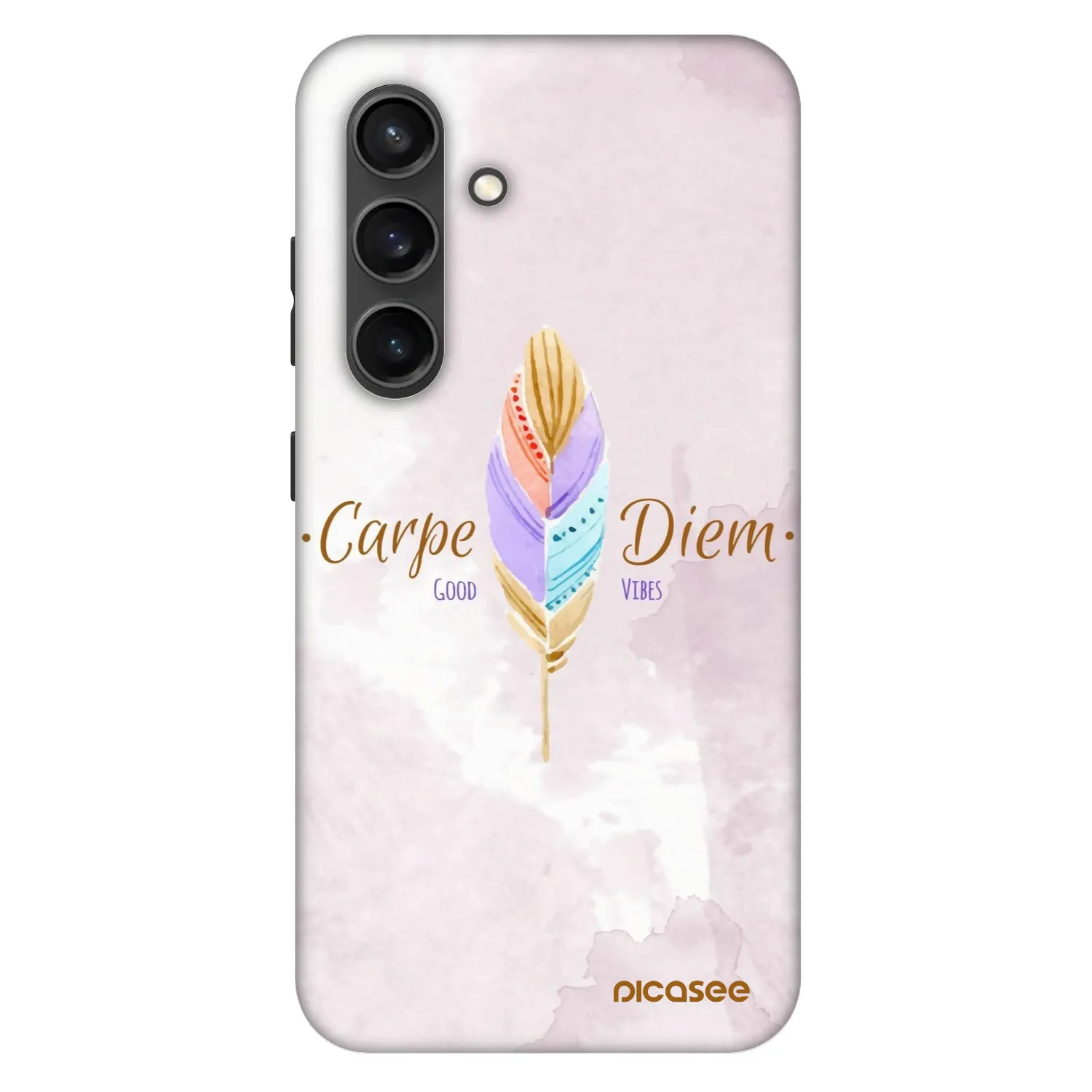 Picasee Fashion Case PowerShare pro Samsung Galaxy S24+ S926B 5G - Genieße den Tag