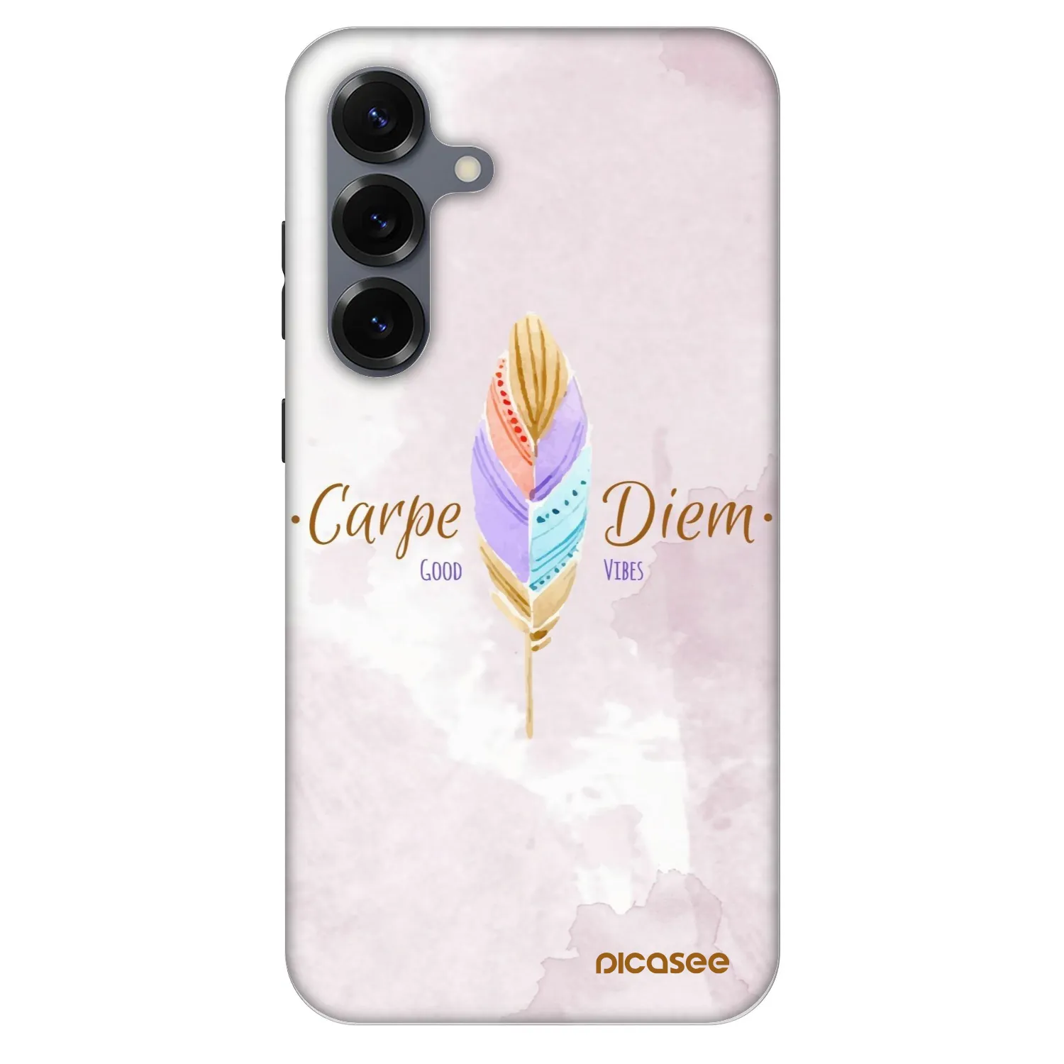 Picasee Fashion Case PowerShare pro Samsung Galaxy S25+ 5G - Genieße den Tag