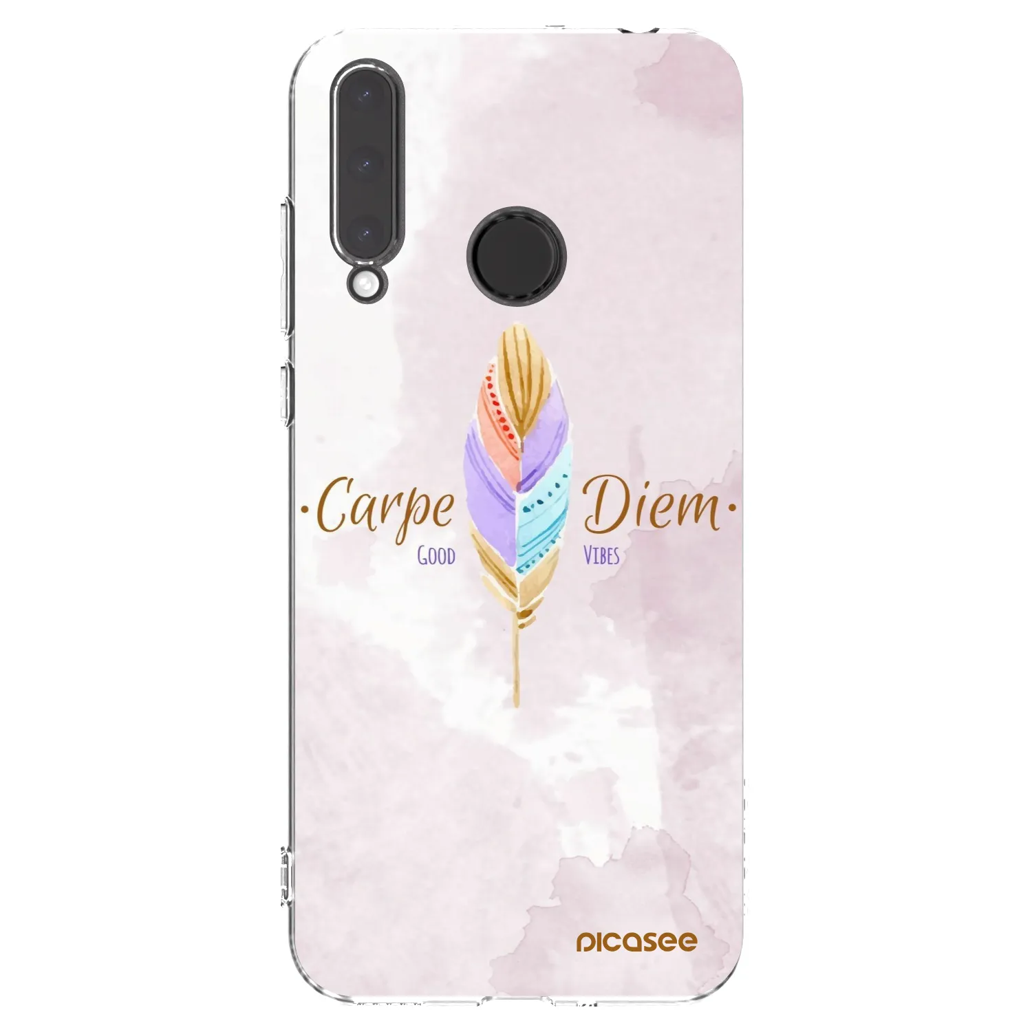 Picasee Honor 20 Lite Hülle - Transparentes Silikon - Genieße den Tag
