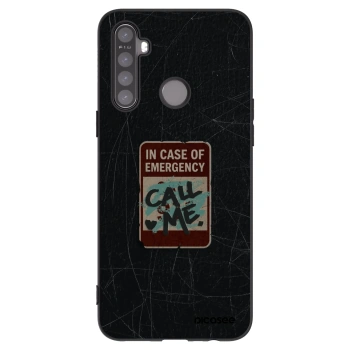 Picasee Realme 6i Hülle - Schwarzes Silikon - EMERGENCY