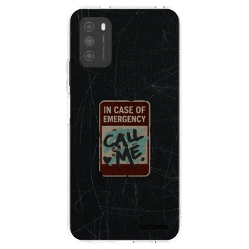 Picasee Xiaomi Poco M3 Hülle - Transparentes Silikon - EMERGENCY