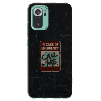 Picasee Xiaomi Redmi Note 10 Pro Hülle - Transparentes Silikon - EMERGENCY