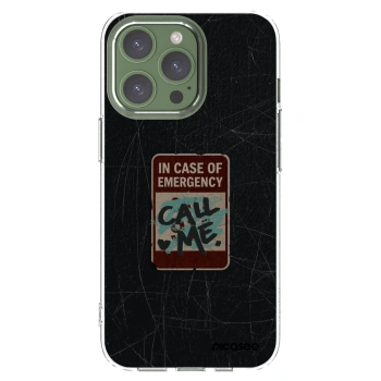 Picasee Apple iPhone 13 Pro Hülle - Transparentes Silikon - EMERGENCY