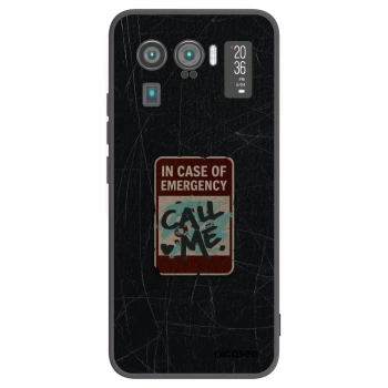 Picasee Xiaomi Mi 11 Ultra Hülle - Schwarzes Silikon - EMERGENCY