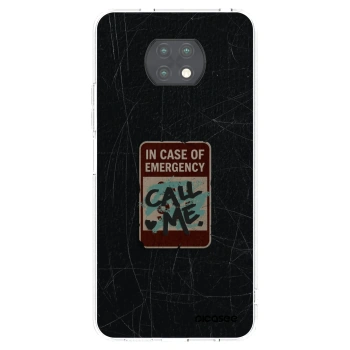Picasee Xiaomi Redmi Note 9T Hülle - Transparentes Silikon - EMERGENCY
