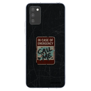 Hülle für Samsung Galaxy A03s A037G - EMERGENCY