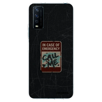 Picasee Vivo Y11s Hülle - Transparentes Silikon - EMERGENCY