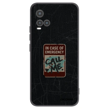 Picasee Vivo Y33s Hülle - Schwarzes Silikon - EMERGENCY